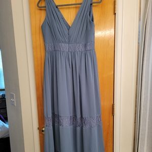 David's Bridal Chiffon/Lace Dress